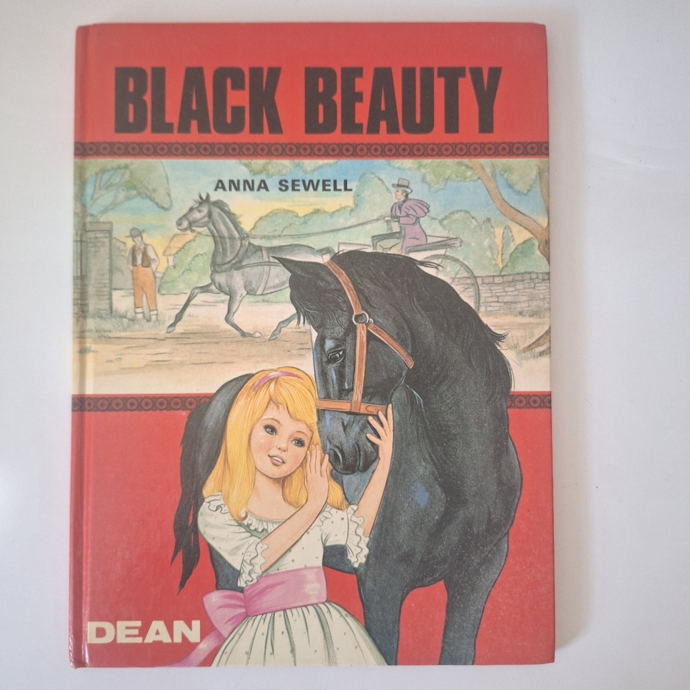 VINTAGE 1975 Black Beauty Anna Sewell Dean & Son Illustrated Hardcover Classic